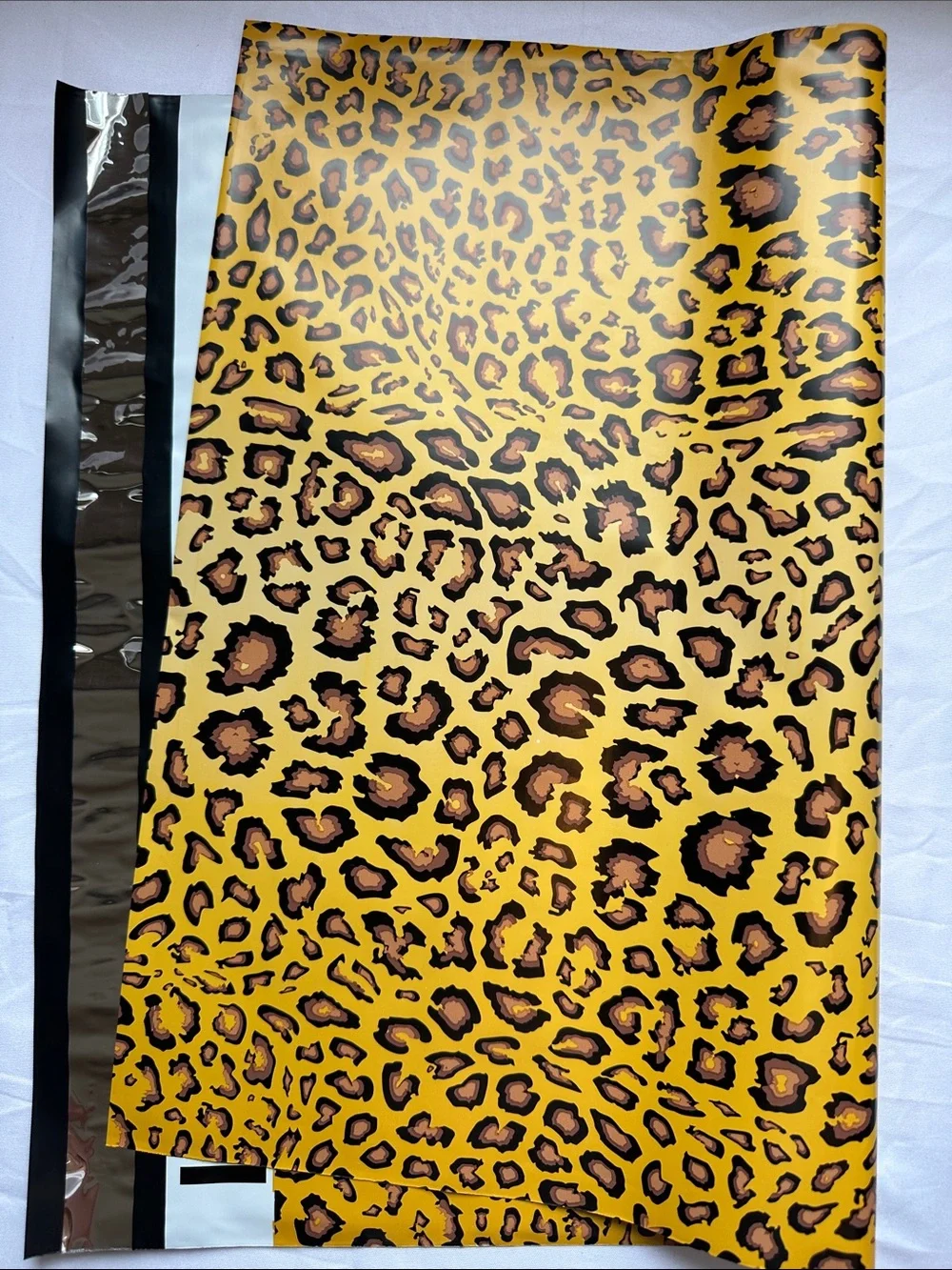 Leopard Print Poly Mailers 14x17 Shipping Bags 20 Count